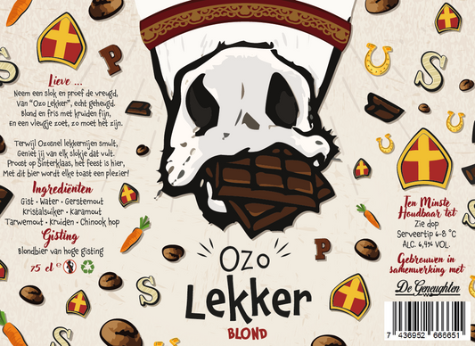 Speciaalbier Ozo Lekker Blond - 75cl
