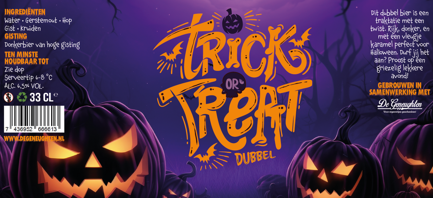 Speciaalbier Trick Or Treat Dubbel - 33cl
