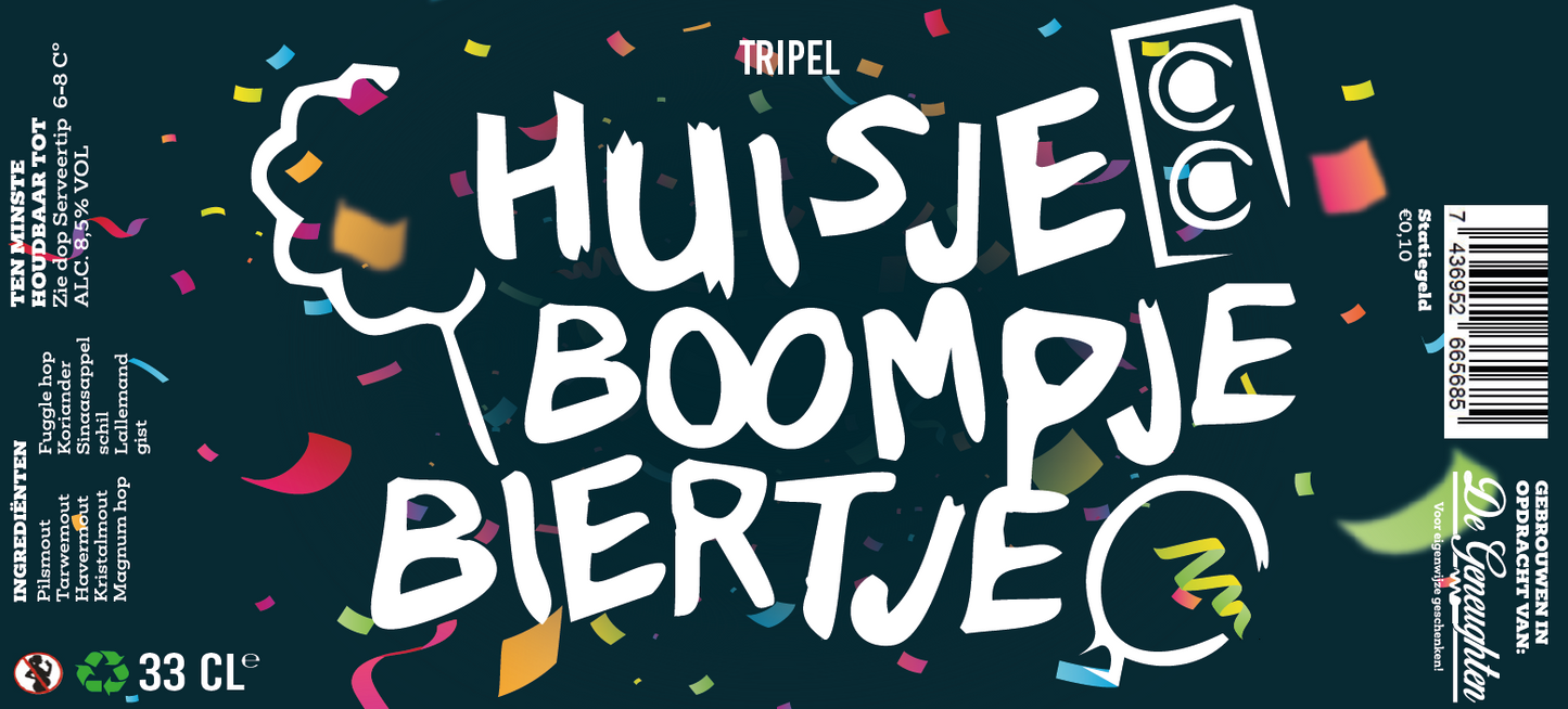 Speciaalbier Huisje, Boompje, Biertje Tripel - 33cl
