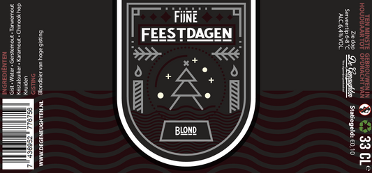 Speciaalbier Fijne Feestdagen Blond - 33cl