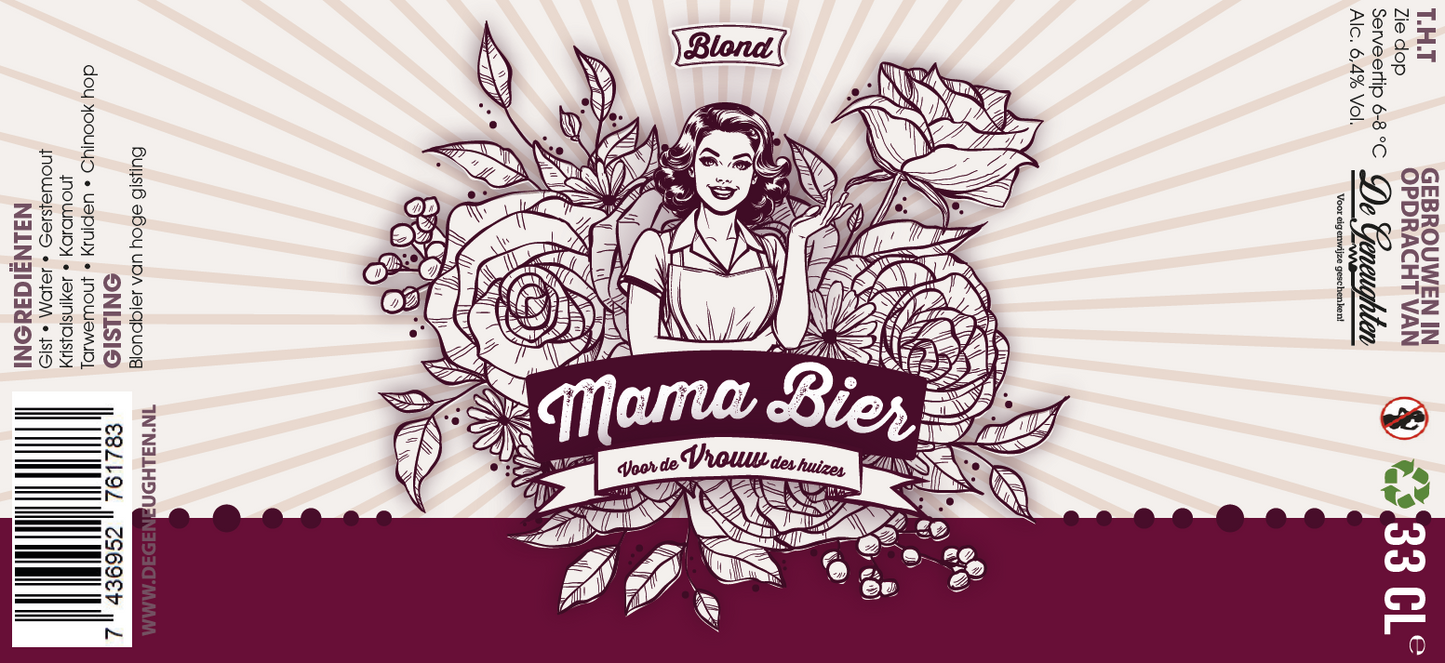 Speciaalbier Mama Bier Blond - 33cl