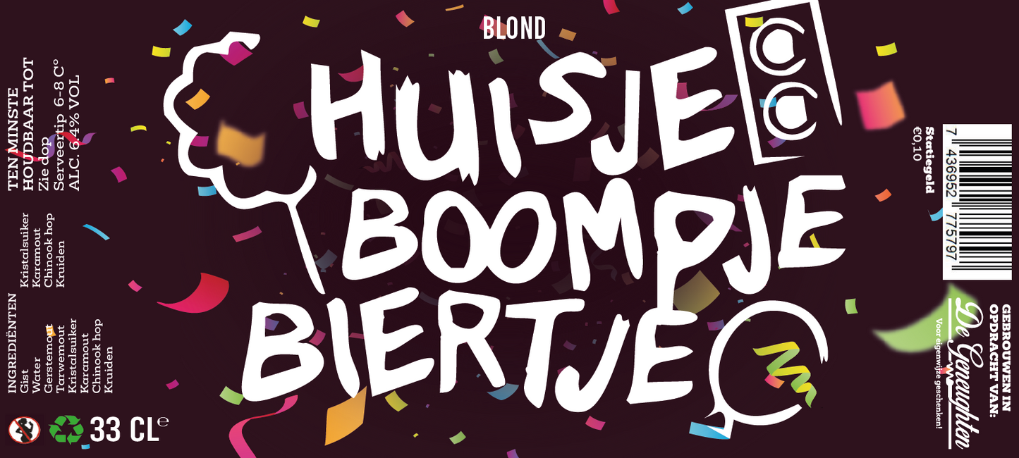 Speciaalbier Huisje, Boompje, Biertje Blond - 33cl