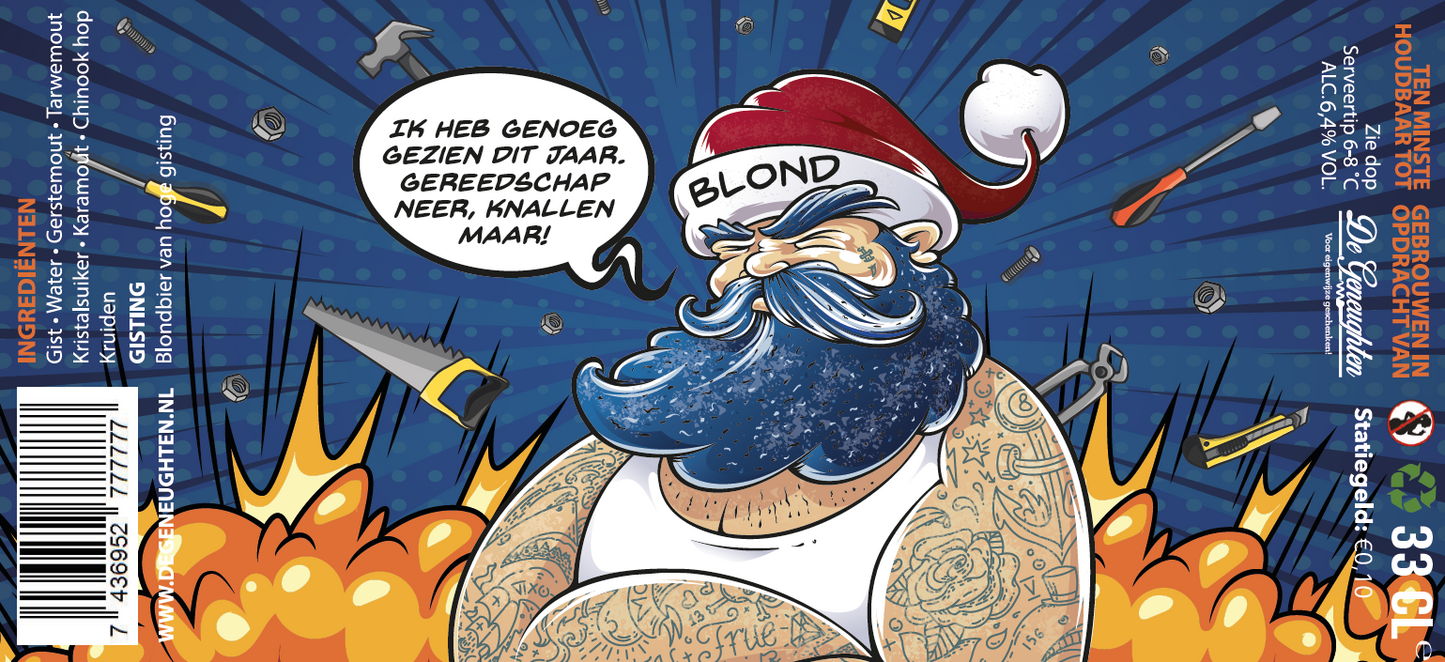 Speciaalbier Stoere Kerstman Blond - 33cl