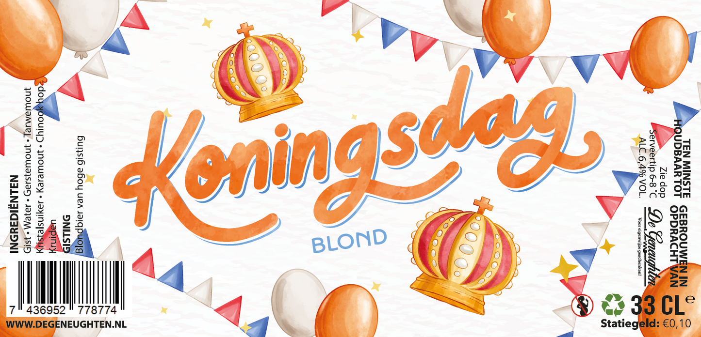 Speciaalbier Koningsdag Blond - 33cl