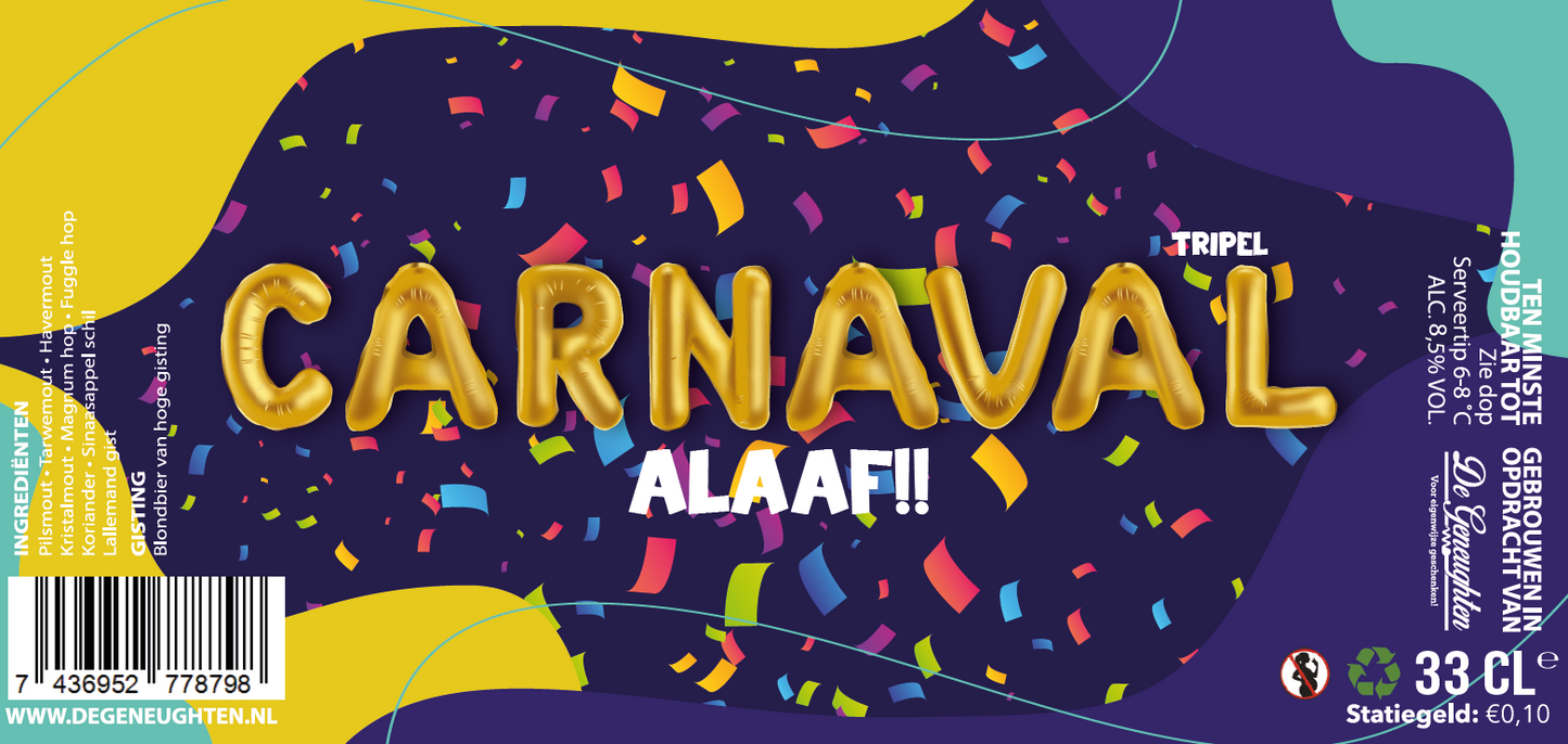 Speciaalbier Carnaval Tripel - 33cl