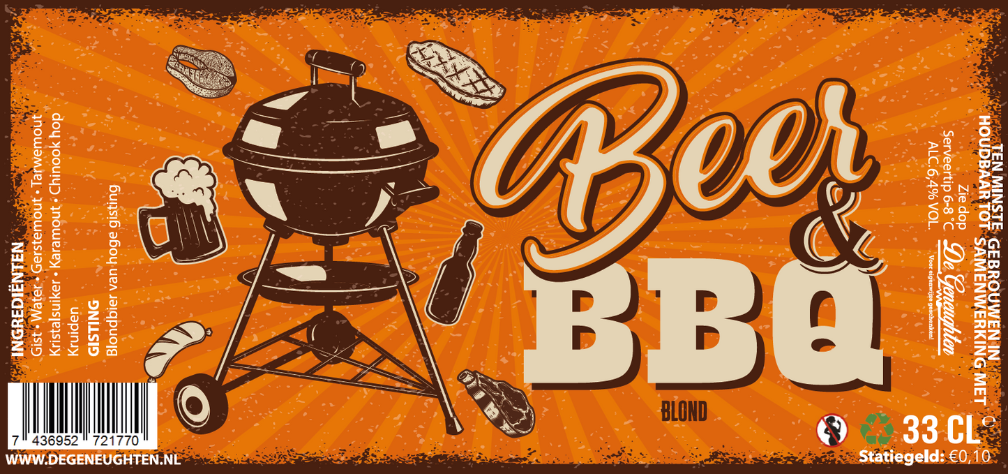 Speciaalbier Beer & BBQ Blond - 33cl