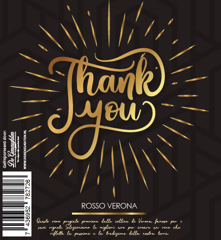 Rode Wijn Thank You Rosso Verona - 75cl