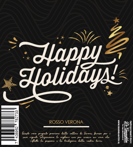Rode Wijn Happy Holidays Rosso Verona - 75cl