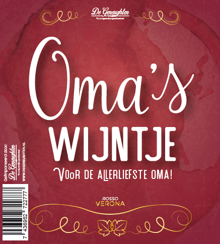 Rode Wijn Oma's Wijn Rosso Verona - 75cl