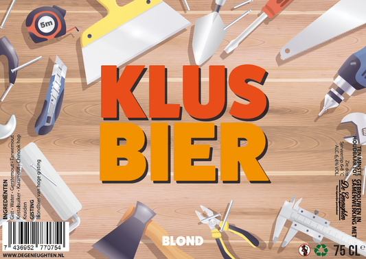 Speciaalbier Klusbier Blond - 75cl