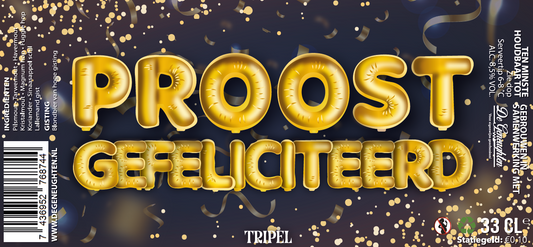 Speciaalbier Proost Gefeliciteerd Tripel - 33cl