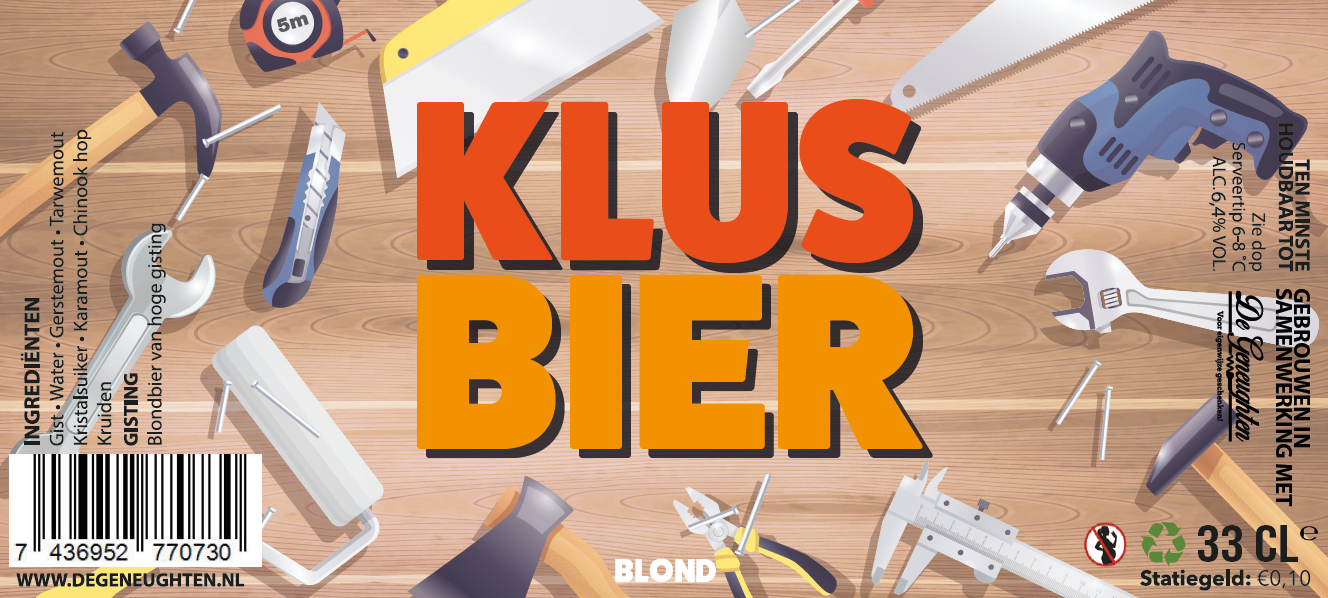 Speciaalbier Klus Bier Blond - 33cl
