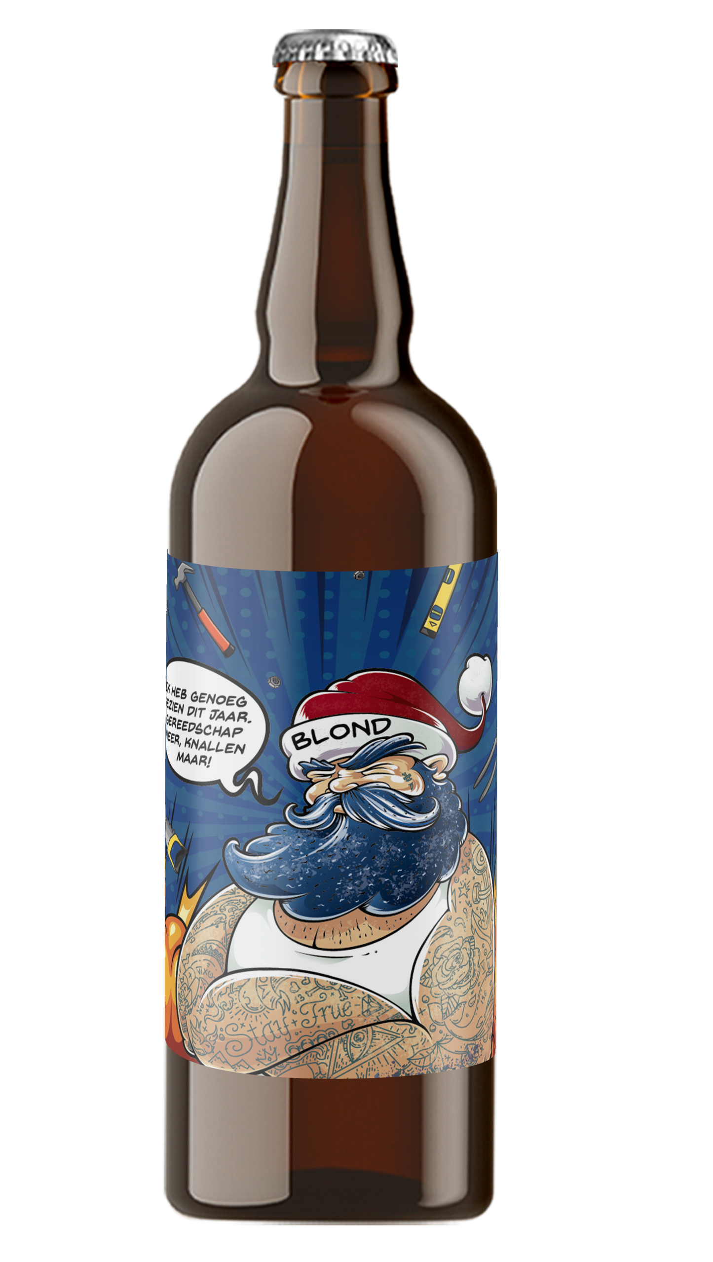 Speciaalbier Stoere Kerstman Blond - 75cl