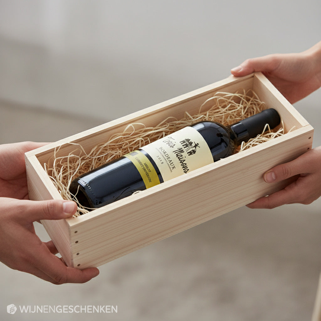 Wijncadeau Trois Maisons Merlot 1x75CL