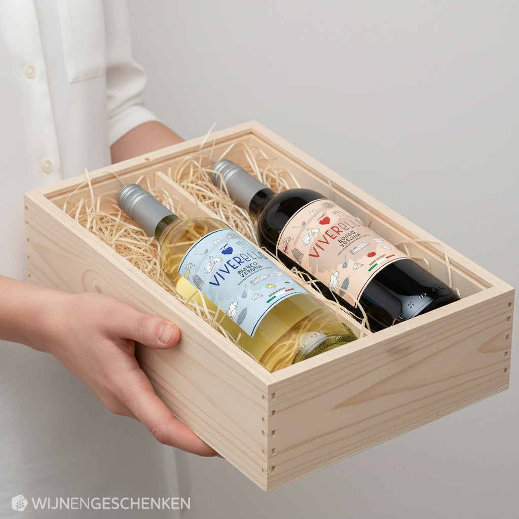Wijncadeau Viverello wit & rood 2x75cl
