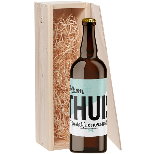 Speciaalbier cadeau Welkom Thuis Tripel 1x75cl