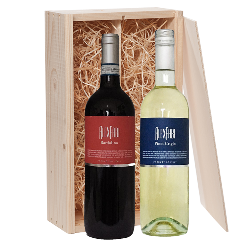 Wijncadeau Alex Fabi Pinot Grigio & Bardolino 2x75cl