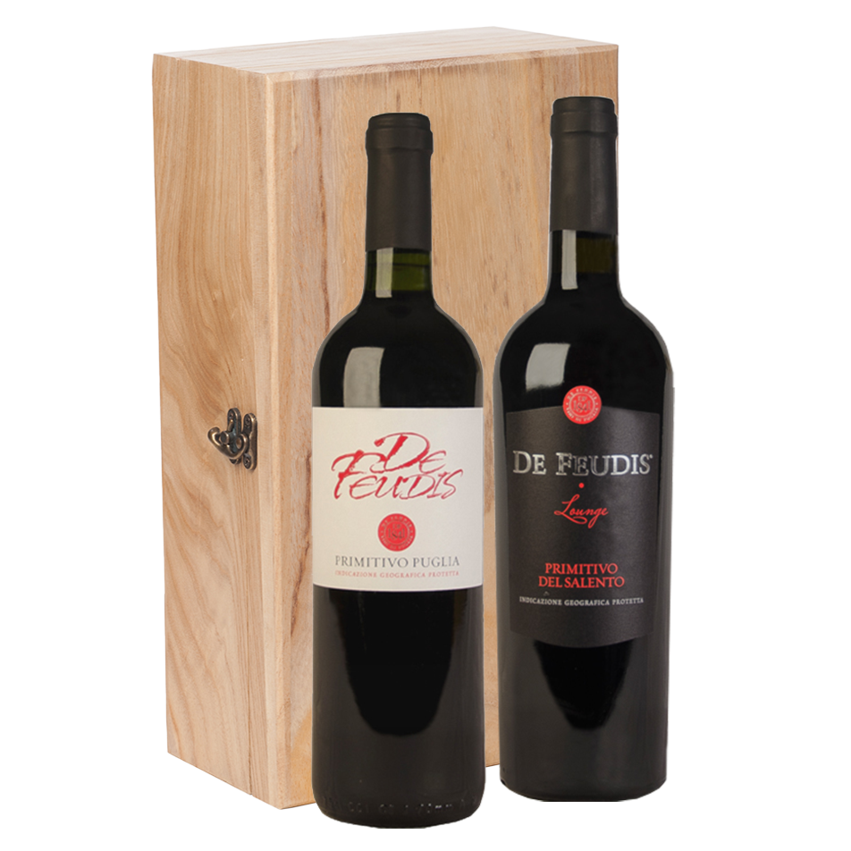 Wijncadeau De Feudis Primitivo Geneve 2x75CL