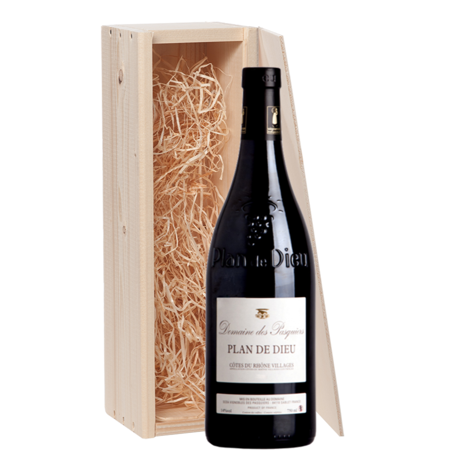 Wijncadeau Domaine des Pasquiers Plan de Dieu 1x75cl