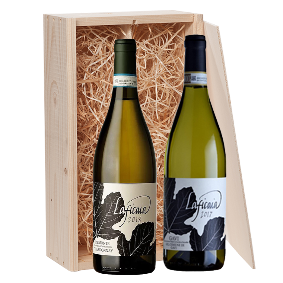 Wijncadeau La Ficaia Gavi di Gavi en Piemonte Chardonnay 2x75cl