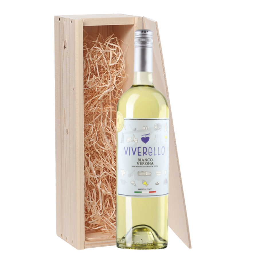 Wijncadeau Viverello Bianco Verona 1x75cl
