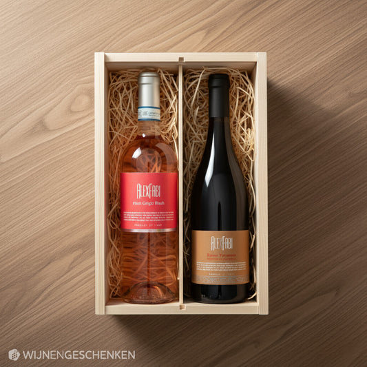 Wijncadeau Alex Fabi Rosé en Rood