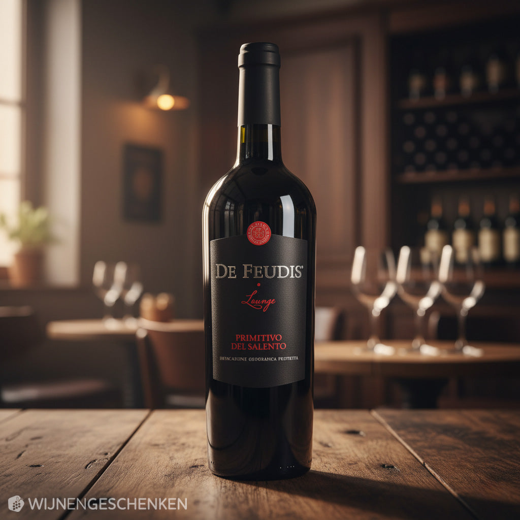 Rode wijn de Feudis Primitivo del Salento