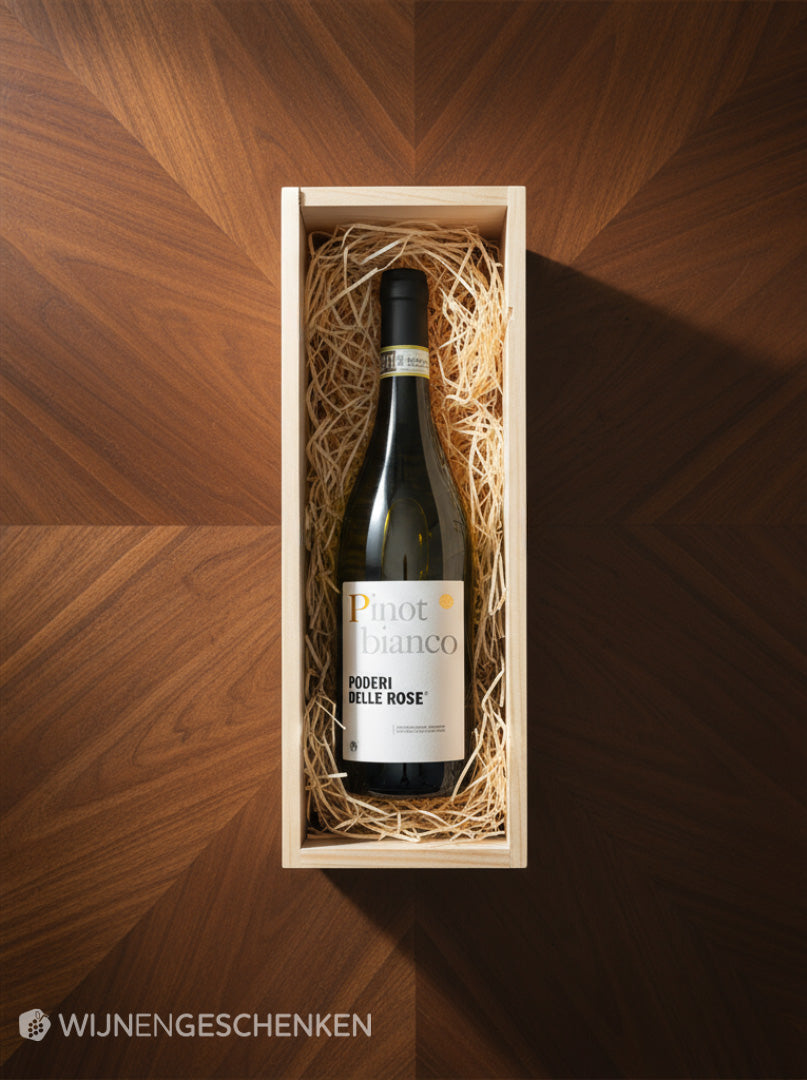 Wijncadeau Poderi delle rose Pinot bianco 1x75cl