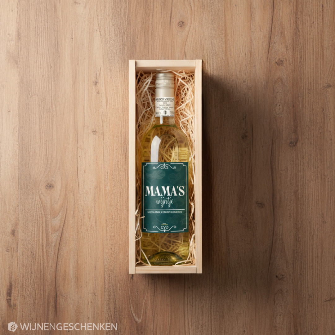 Wijncadeau Mama's Wijntje Bianco Verona 1x75cl