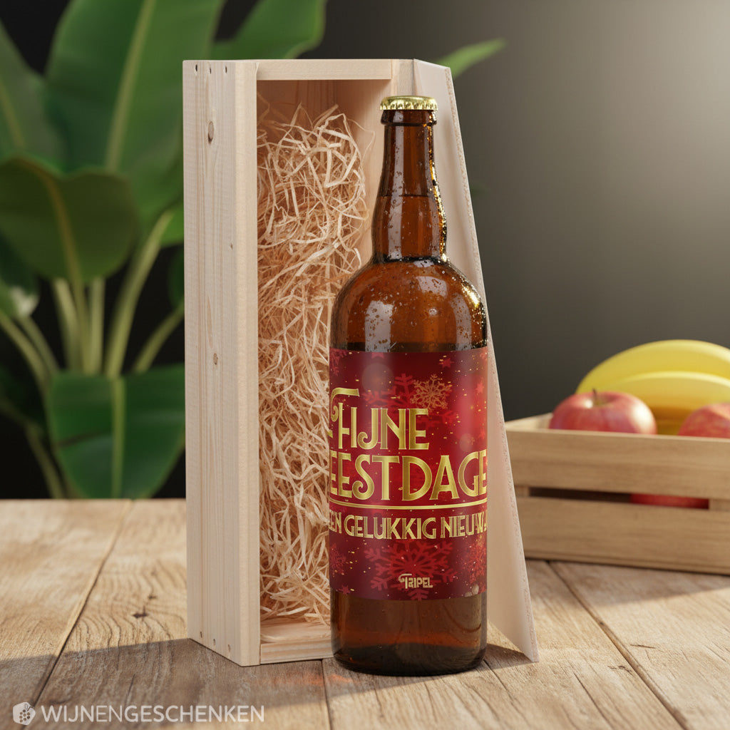 Speciaalbier Fijne Feestdagen & Een Gelukkig Nieuwjaar Tripel 1x75cl