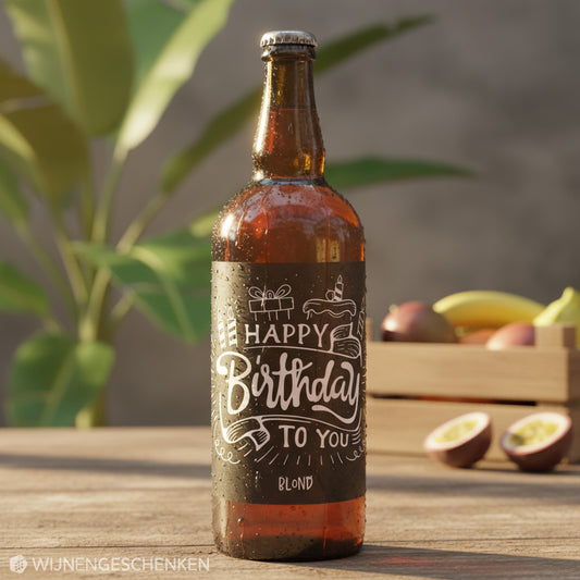 Speciaalbier Happy Birthday Blond - 75cl