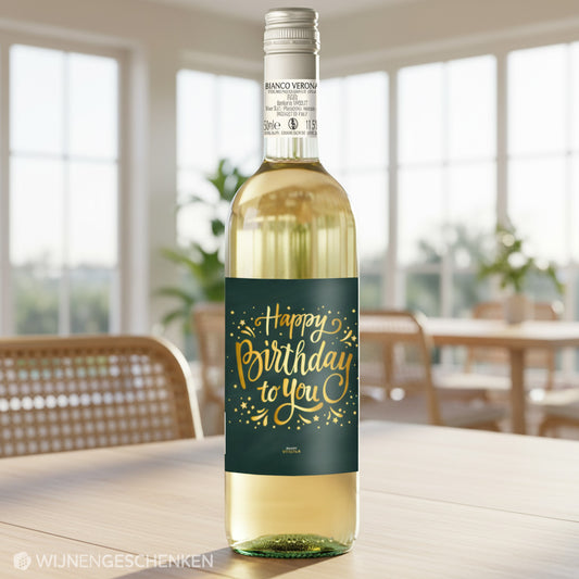 Witte Wijn Happy Birthday Bianco Verona - 75cl