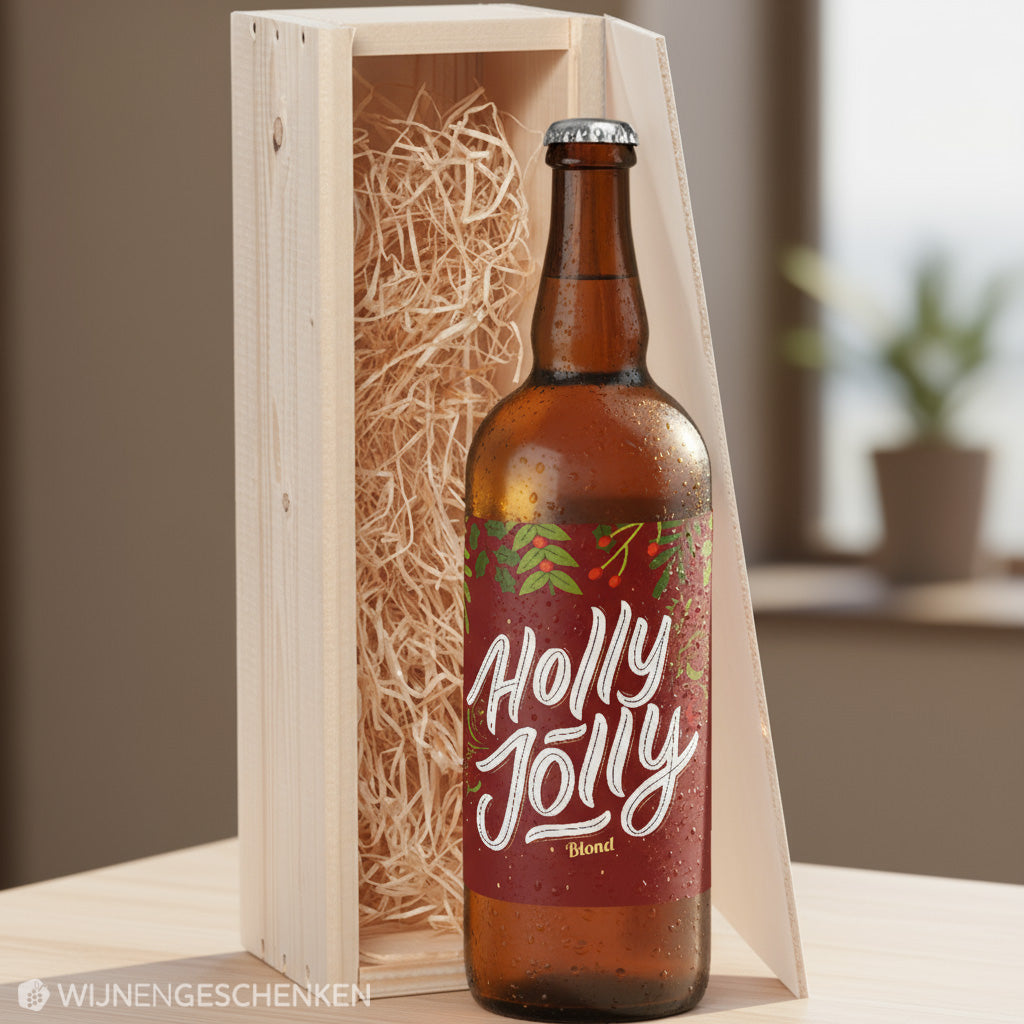 Speciaalbier cadeau Holly Jolly Blond 1x75cl