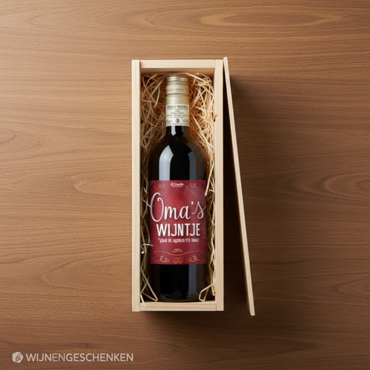 Wijncadeau Oma's Wijntje Rosso Verona 1x75cl