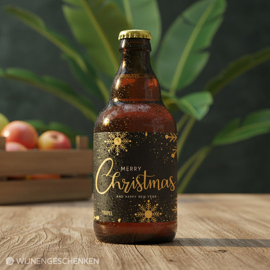 Speciaalbier Merry Christmas Zwart Goud Tripel - 33cl