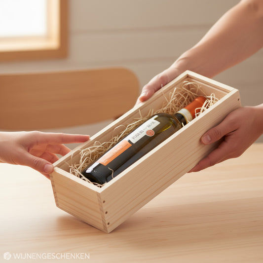 Wijncadeau met schuifdeksel Dolce Romagna zoet 1x75CL