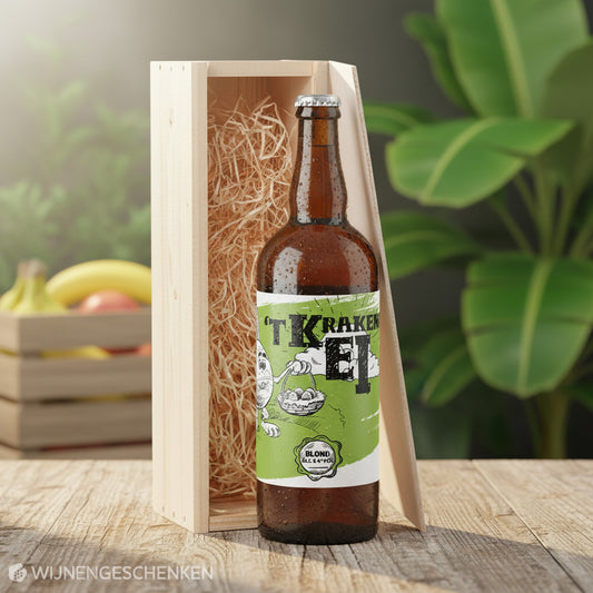 Speciaalbier cadeau 'T Krakend EI Blond 1x75cl