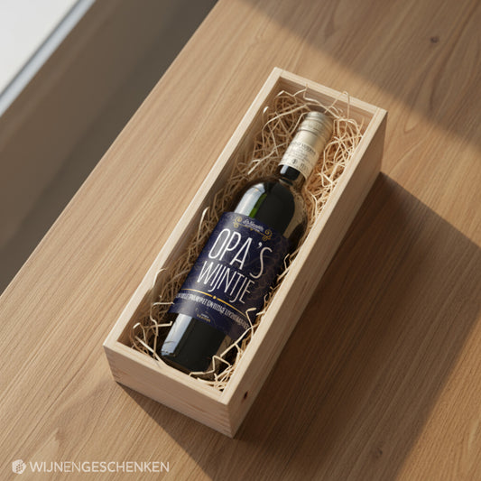 Wijncadeau Opa's Wijntje Rosso Verona 1x75cl
