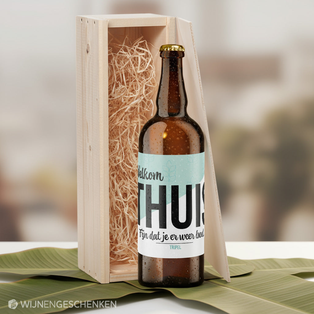 Speciaalbier cadeau Welkom Thuis Tripel 1x75cl