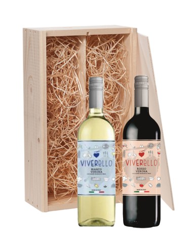 Wijncadeau Viverello wit & rood 2x75cl