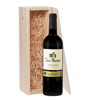 Wijncadeau Trois Maisons Merlot 1x75CL