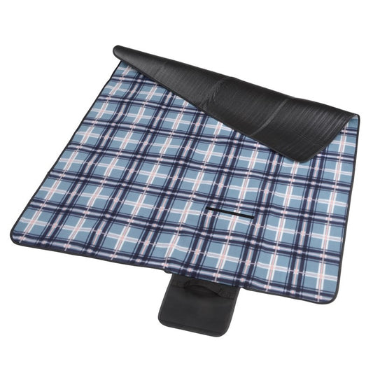 Picknickkleed geruit blauw - 125 x 150 cm