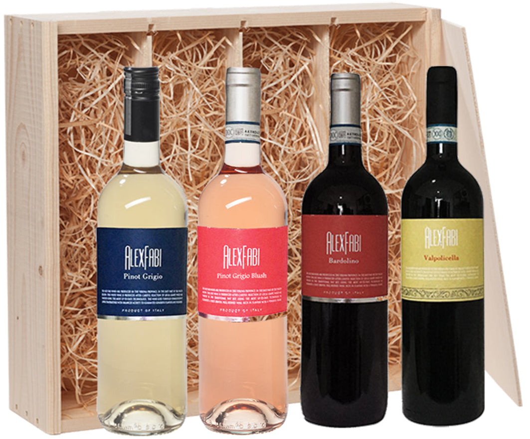 Wijncadeau Alex Fabi 4x75cl