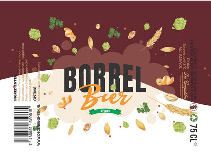 ,Speciaalbier Borrel Bier Tripel - 75cl