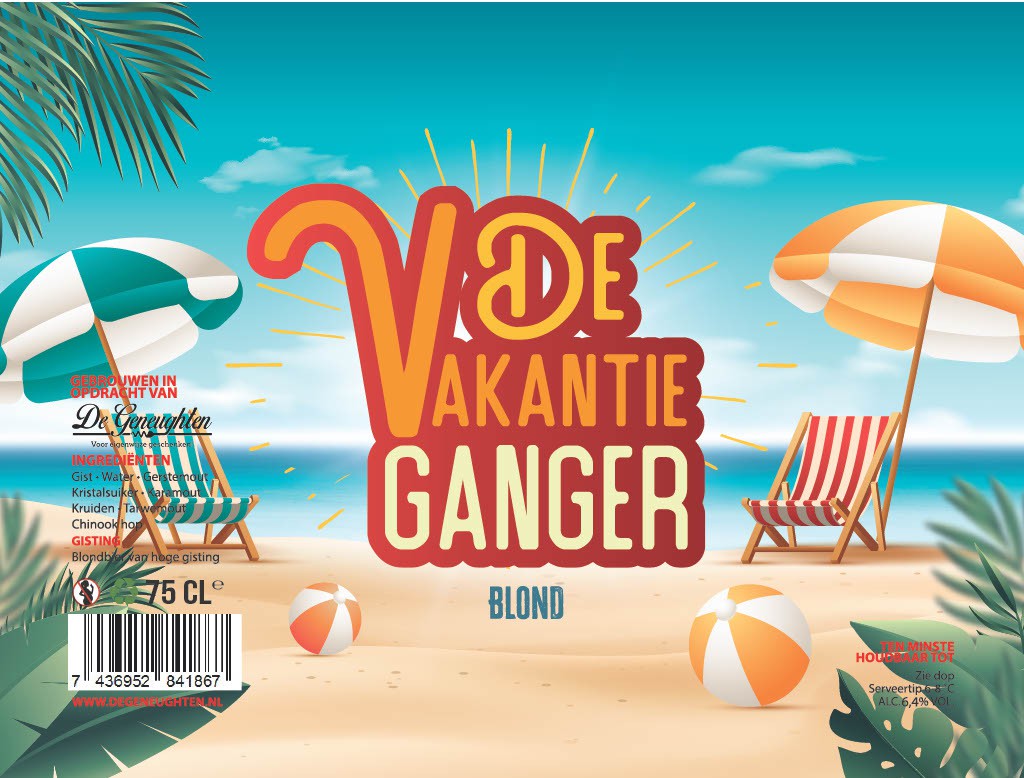 ,Speciaalbier De Vakantie Ganger Blond - 75cl