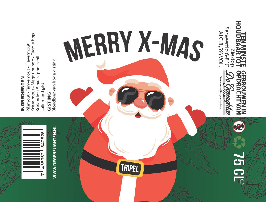 Speciaalbier Merry X-mas Tripel - 75cl