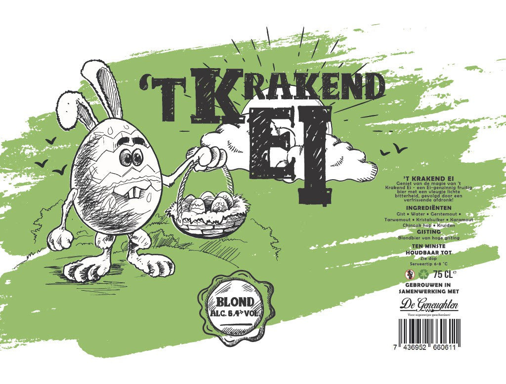 Speciaalbier 'T Krakend EI Blond - 75cl