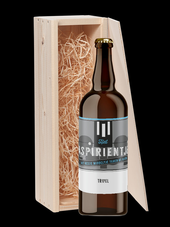 Speciaalbier cadeau Het Aspirientje Tripel 1x75cl