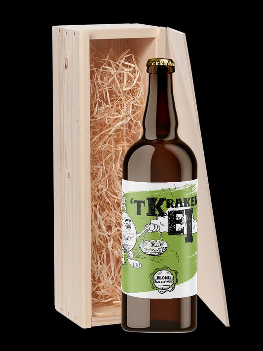 Speciaalbier cadeau 'T Krakend EI Blond 1x75cl