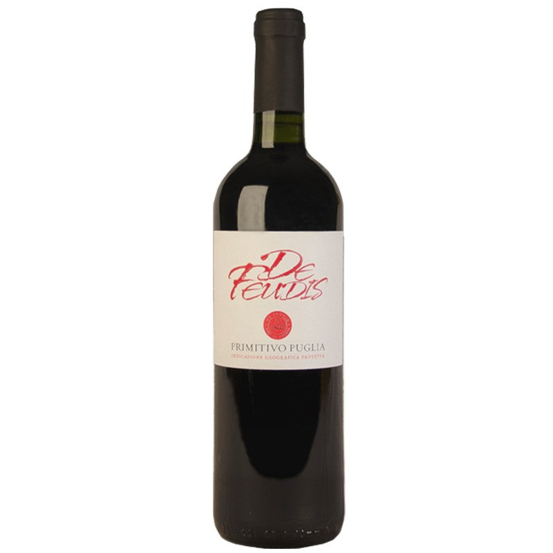 Rode wijn de Feudis Primitivo Puglia IGT
